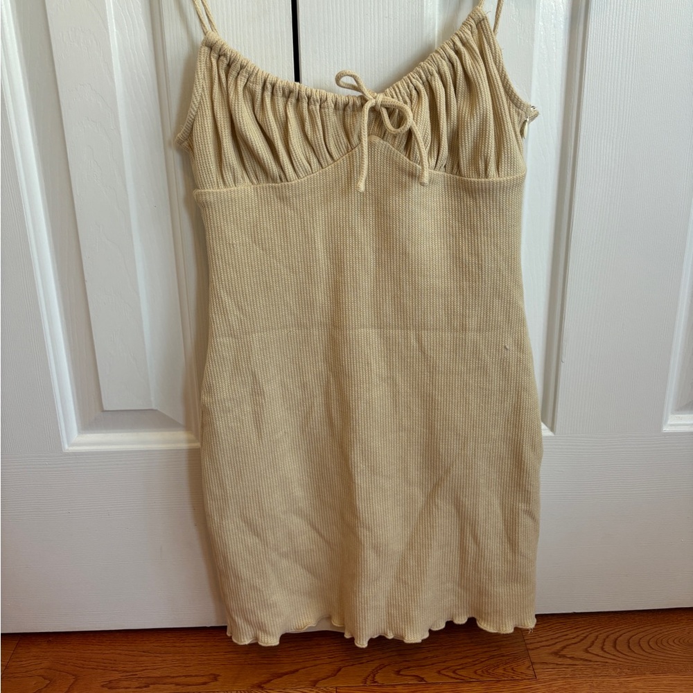 Princess Polly- beige mini dress- size 2